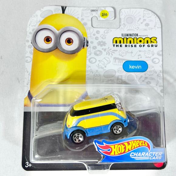 Hot Wheels Carded Lot Of 4 Despicable Me Characters Toy Cars New (Y) - Picture 5 of 5